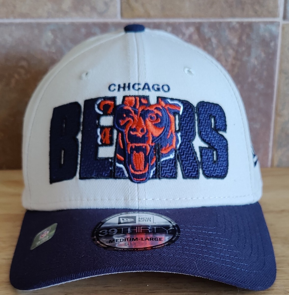 NEW Men's Medium/Large NEW ERA 39 THIRTY NFL CHICAGO BEARS DRAFT
