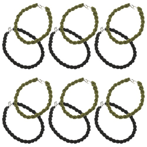 12 Pcs Leggings Travel Reusable Elastic Rope Camping Blousing Strap - Foto 11 di 12