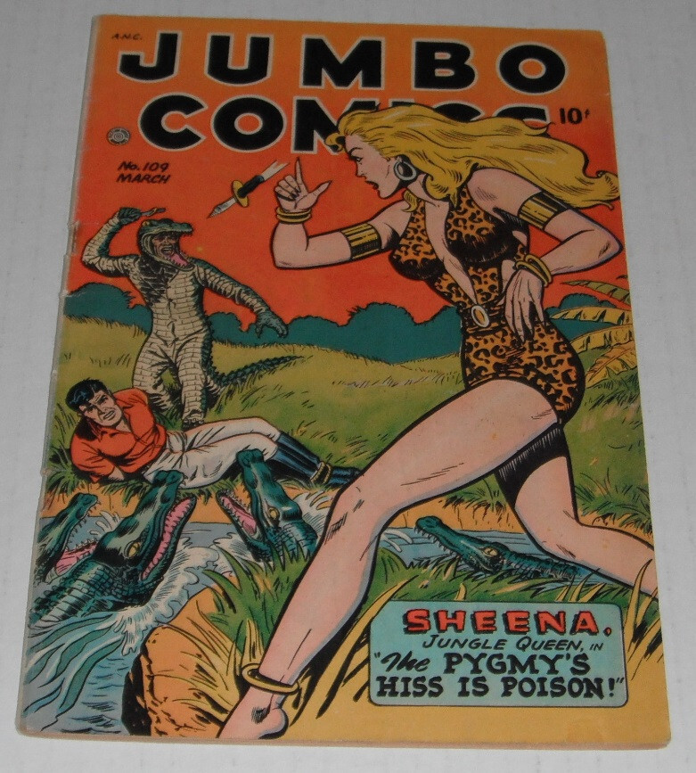 Jumbo Comics # 109 .VG- 3.5 grade..1948 comic book--good