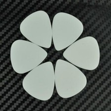 500pcs Celluloid 351 Blank Guitar Picks Plectrums Solid White 0.46 0.71 0.96 1.5
