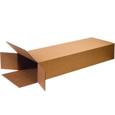 Side Loading Shipping Boxes Large 18"L x 6"W x 45"H 5-Pack - Corrugated Cardb...