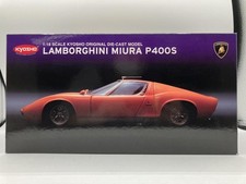 [Used] 1/18 Kyosho Lamborghini Miura P400S (Orange) [90]
