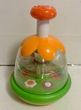 Vintage Chicco Spinning Top with Colorful Bal...