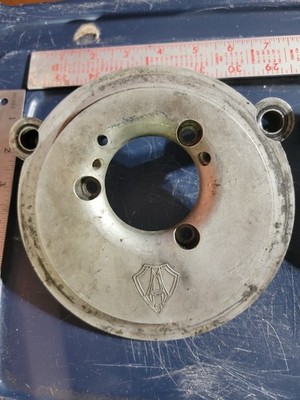 Air Filter Housing Base Plate Gray And Chrome