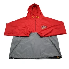 Harry Potter Gryffindor Pullover Jacket Mens XL Hooded Windbreaker Universal Stu