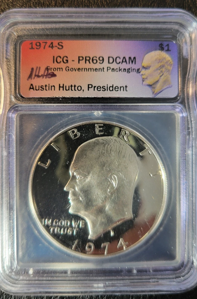 PR 69 Graded 1974 Eisenhower Dollars (1971-1978) for sale | eBay