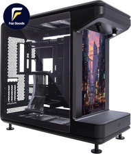 Cooler Master Masterframe 360 Stage LCD ATX Mid-Tower PC Case Front Showcas