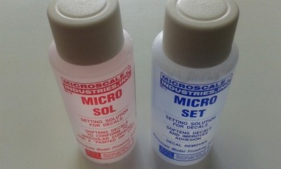 Microscale Micro Set + Micro Sol Einstelllösung für Decals/Transfers Doppelpack