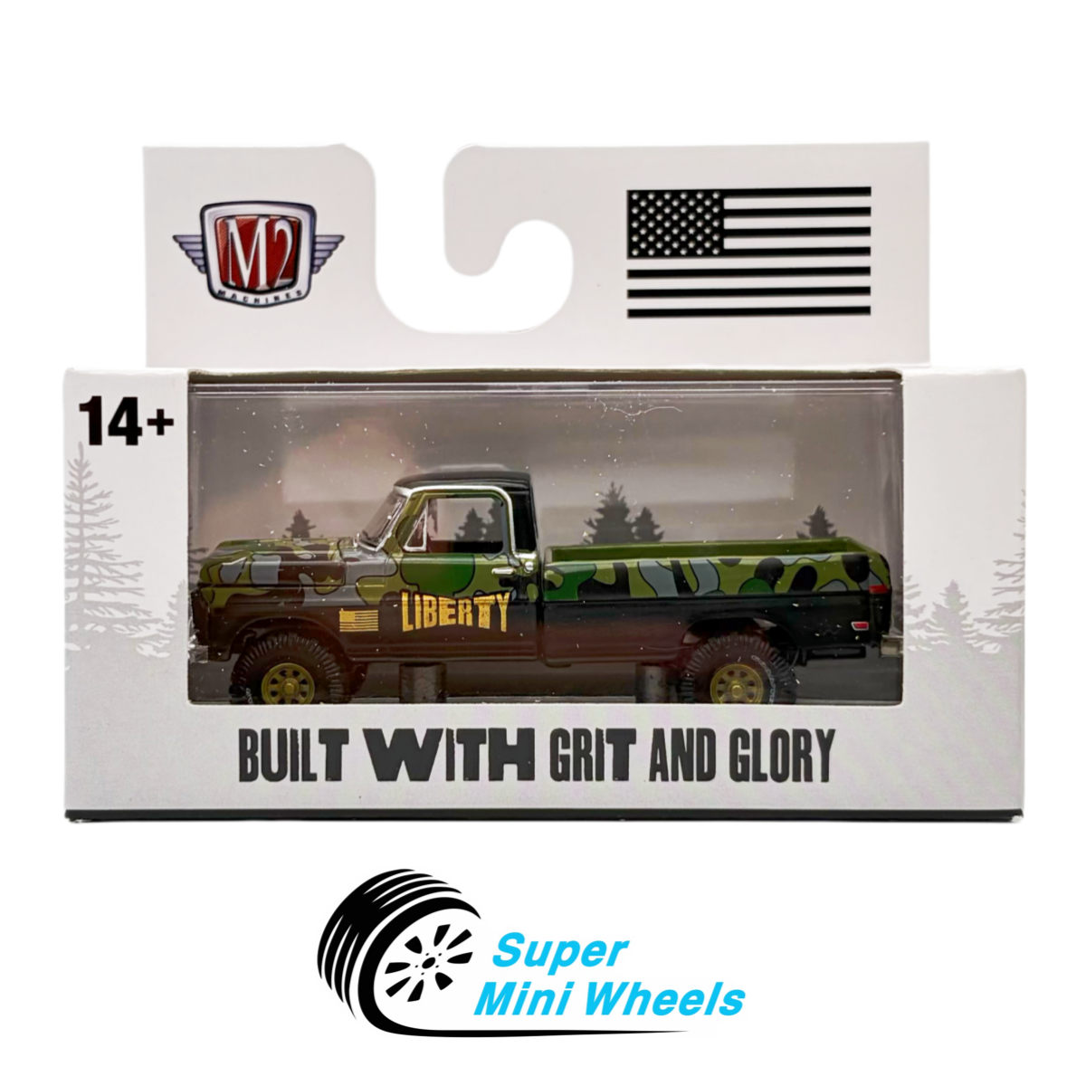 M2 Machines 1:64 1972 Ford F-250 Explorer 4x4 - Built With Grit