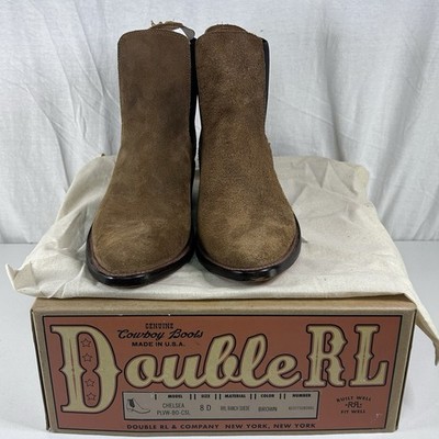 Double RL RRL Ralph Lauren Chelsea Plainview Ankle Boots  display picture 3