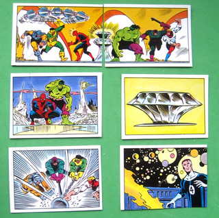 MARVEL SECRET WARS PANINI 1986 6 STICKERS #'s 6/132/137/138/143/146 VG