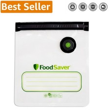 Eco-Friendly 10ct Reusable Vacuum Zipper Bags - Ideal for Freezing  Sous Vide