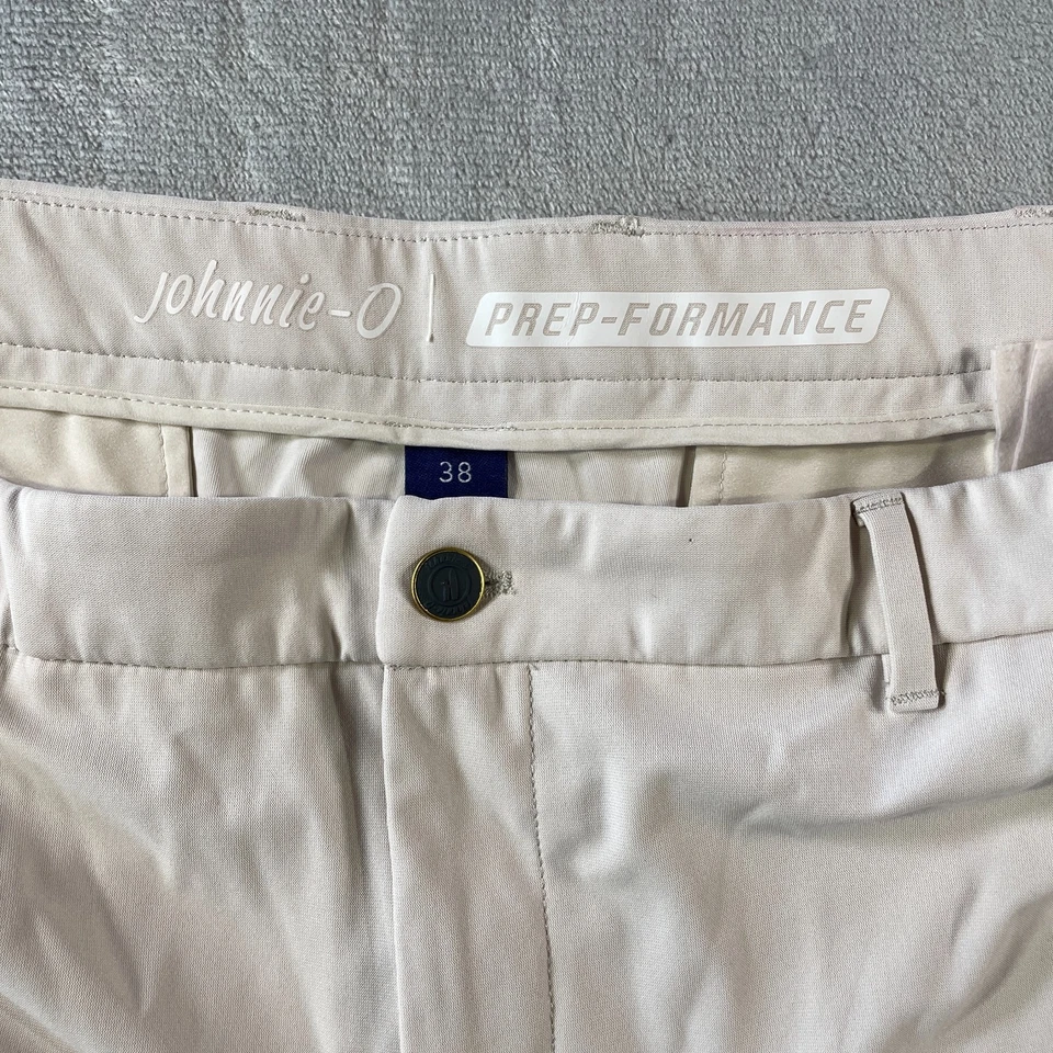 Pantalones Cortos Arkansas Razorback Johnnie O Hombres 38 Beige Prepformance Cross Country Foto 2 de 4