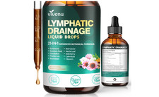 21-in-1 Lymphatic Drainage Drops for Liposomal, 6000mg Immune Lymph System