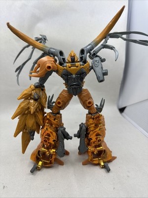 Transformers Prime Gaia Unicron AM-19 Action Figure Takara Tomy Incomplete.