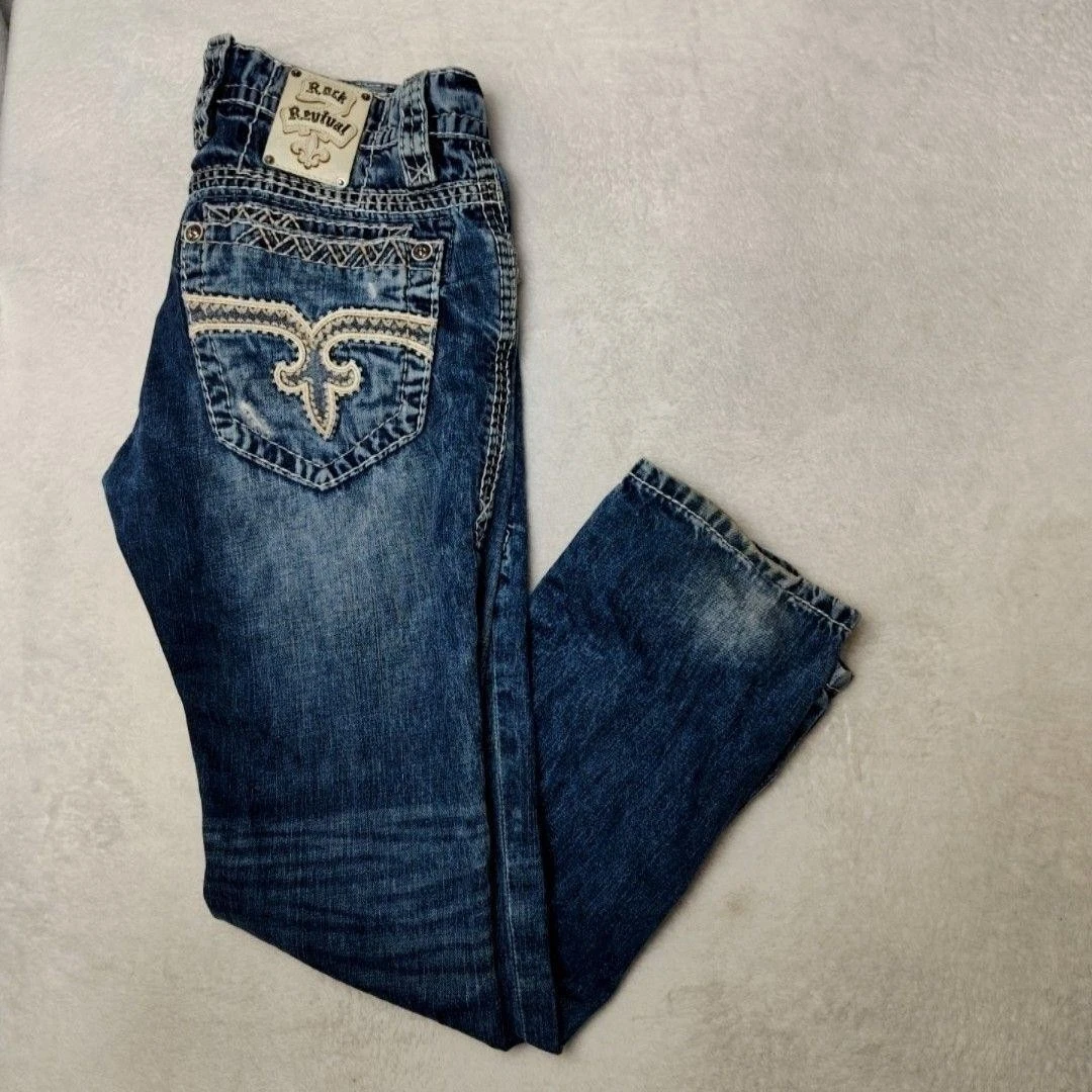 Rock Revival Cotton Regular 33 Size Jeans for Men for sale | eBay