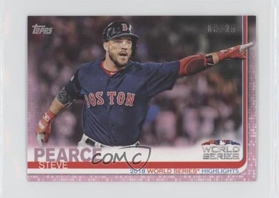 2019 Topps Mini World Series Highlights Pink 9/25 Steve Pearce #275 s1i