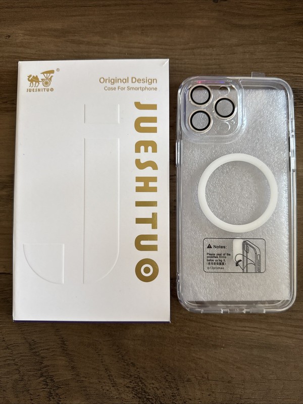Jueshituo iPhone 13 Pro Max Case Clear NIB