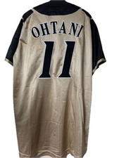 Shohei Ohtani Nippon Ham Fighters Jersey OHTANI 11 Baseball Gold Black Shirt