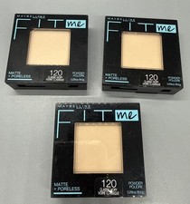 3x Maybelline Fit Me Pressed Powder #120 Seal...