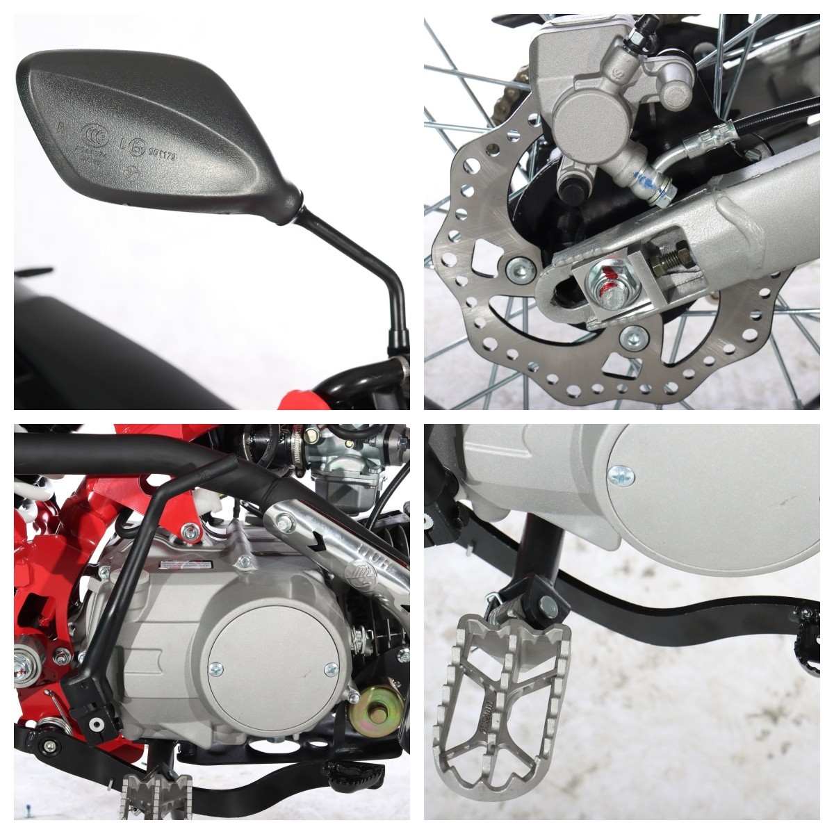 X-PRO Hawk 125cc Dirt Bike with All Lights Electric/Kick Start