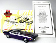 Matchbox Collectibles 1971 Dodge Challenger Purple 143 Scale Inv. 5296