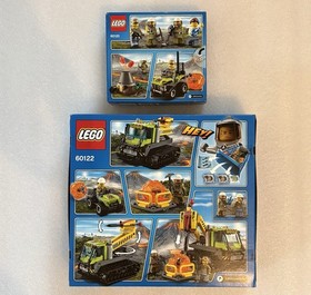 New LEGO CITY Volcano Crawler 60122 & Volcano starter set 60120 Sets lot sealed