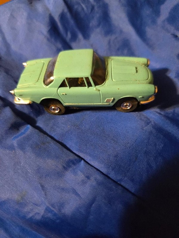 Vintage Aurora HO Slot Car, Light Blue Maserati