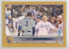 2022 Topps Series 1 1st Edition Checklist Gold Chris Taylor #238 0q0m