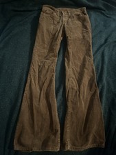 Big E Levi  s vintage 60  s 70s brown CORDUROY for Gals Womens Flare Pants 27  