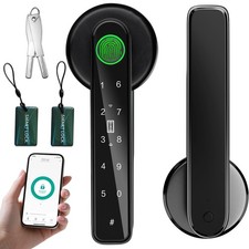 5 in 1 Smart Fingerprint Door Lock Advanced Automatic Digital Handle with