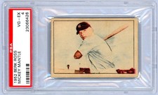 1952 Berk Ross Mickey Mantle PSA 4 Vintage Baseball New York Yankees HOF Rare