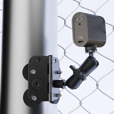 KALCINTY Magnetic Fence Mount for Mevo Camera, Two 1/4" Threaded Black