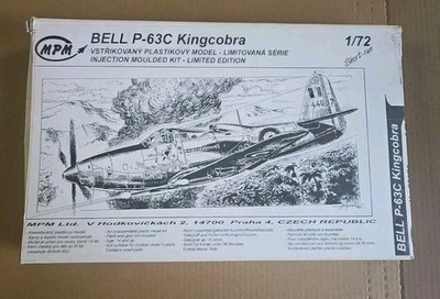 1:72 Bell P-63C Kingcobra, Resin and Etch Parts Included MPM Production  72076