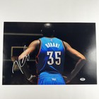 Kevin Durant Signed Autographed 12x18 Photo OKC Thunder PSA/DNA AUTHENTIC
