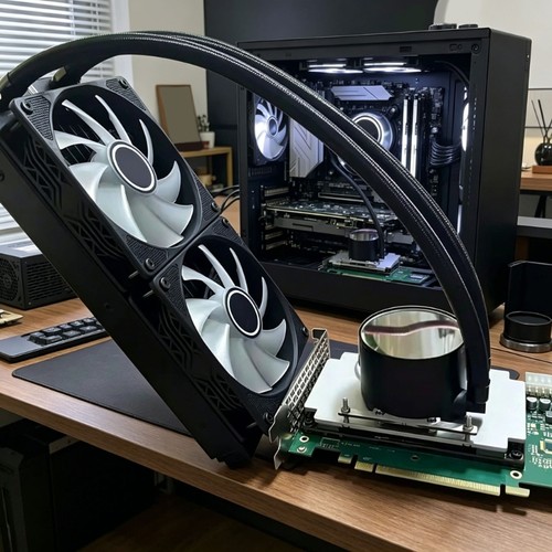 Water Cooling Plate Replacement For V100 SXM2 Graphics Card Heat Dissipation - Afbeelding 7 van 11