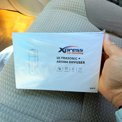 Xpress Car Detailing Ultrasonic Aroma Diffuser USB Vent Clip Black Car