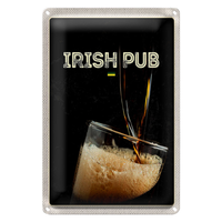 Blechschild Reise 20X30Cm Irland Bier Feiern
