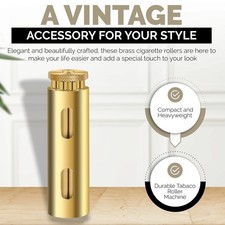 Vintage Cigarette Roller ? Beautiful Brass Manual Roller - Practical Cigar Rolle