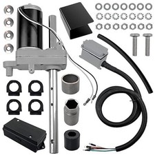 1824200100 Electric Trailer Jack Kit, 12V, 12,000 Lb Lift, Heavy-Duty