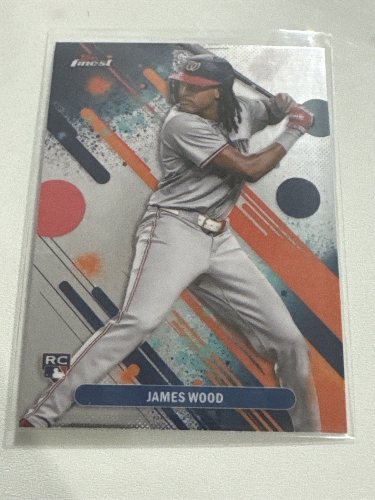 2025 Topps Finest - James Wood #100 (RC)