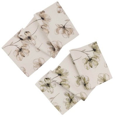 SANDER Imago Tischläufer Läufer Tischband Tischwäsche Blumen Floral Jacquard