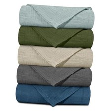 Muslin Receiving Blankets 5 Pack, Soft Swaddle Wraps for Graceful Colors