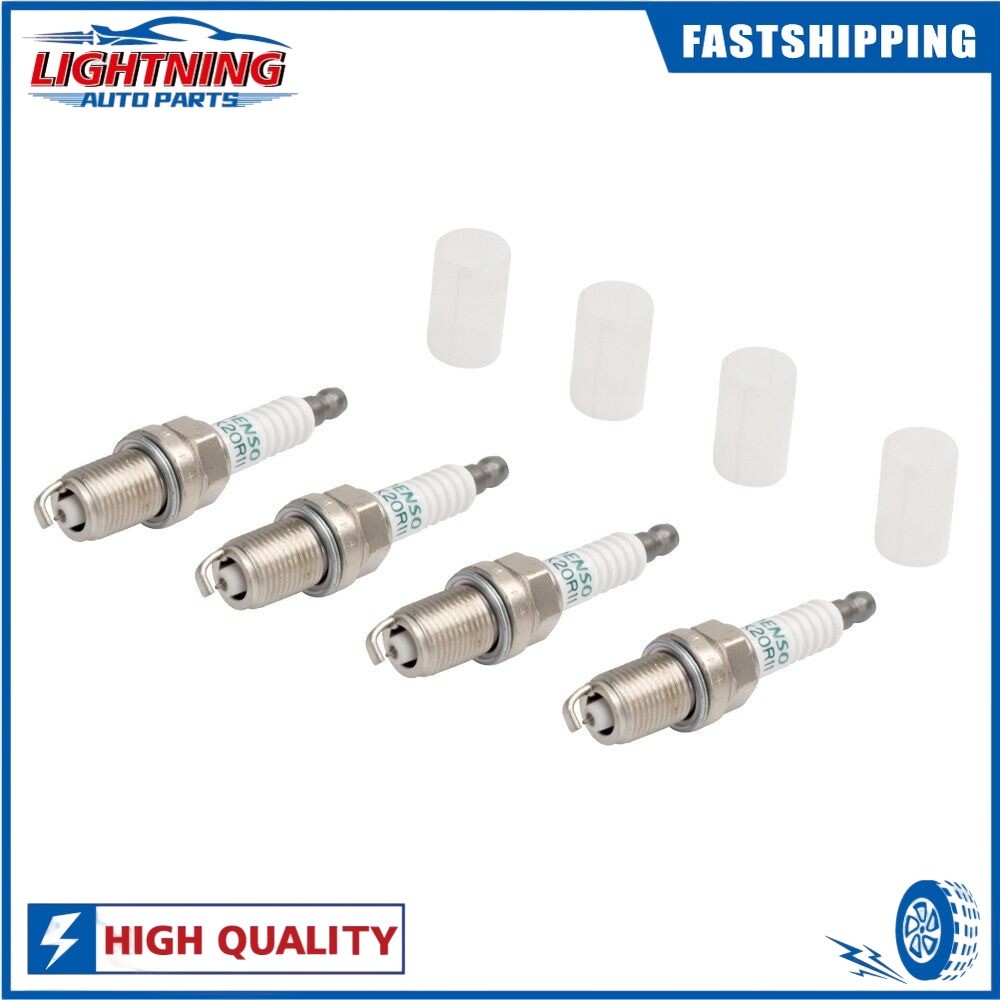 4 Pack for 90919-01210 DENSO SK20R11 3297 Spark Plugs Iridium Toyota 1998-2013