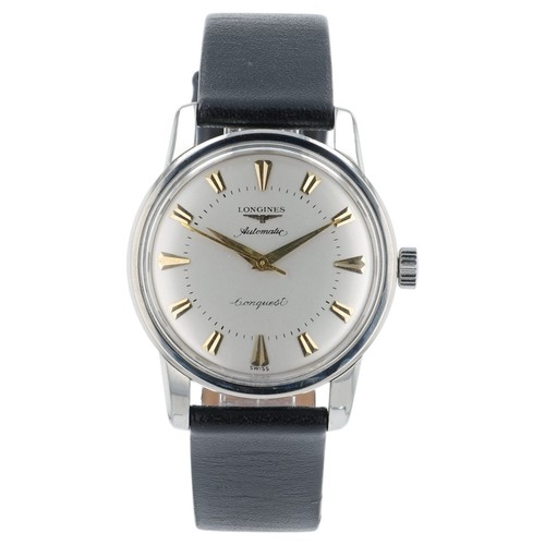 Longines Conquest Silver Dial Stainless Steel 35mm Automatic Men’s Watch 9000
