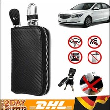 Auto Schlüssel Keyless Go Schutz RFID Funk Blocker Tasche Etui Hülle Carbon DHL