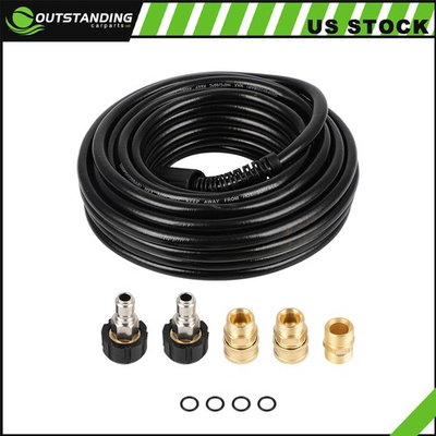 #ad 50FT 3200PSI Replacement High Power Pressure Washer Hose 3 8quot; M22 14mm $42.69