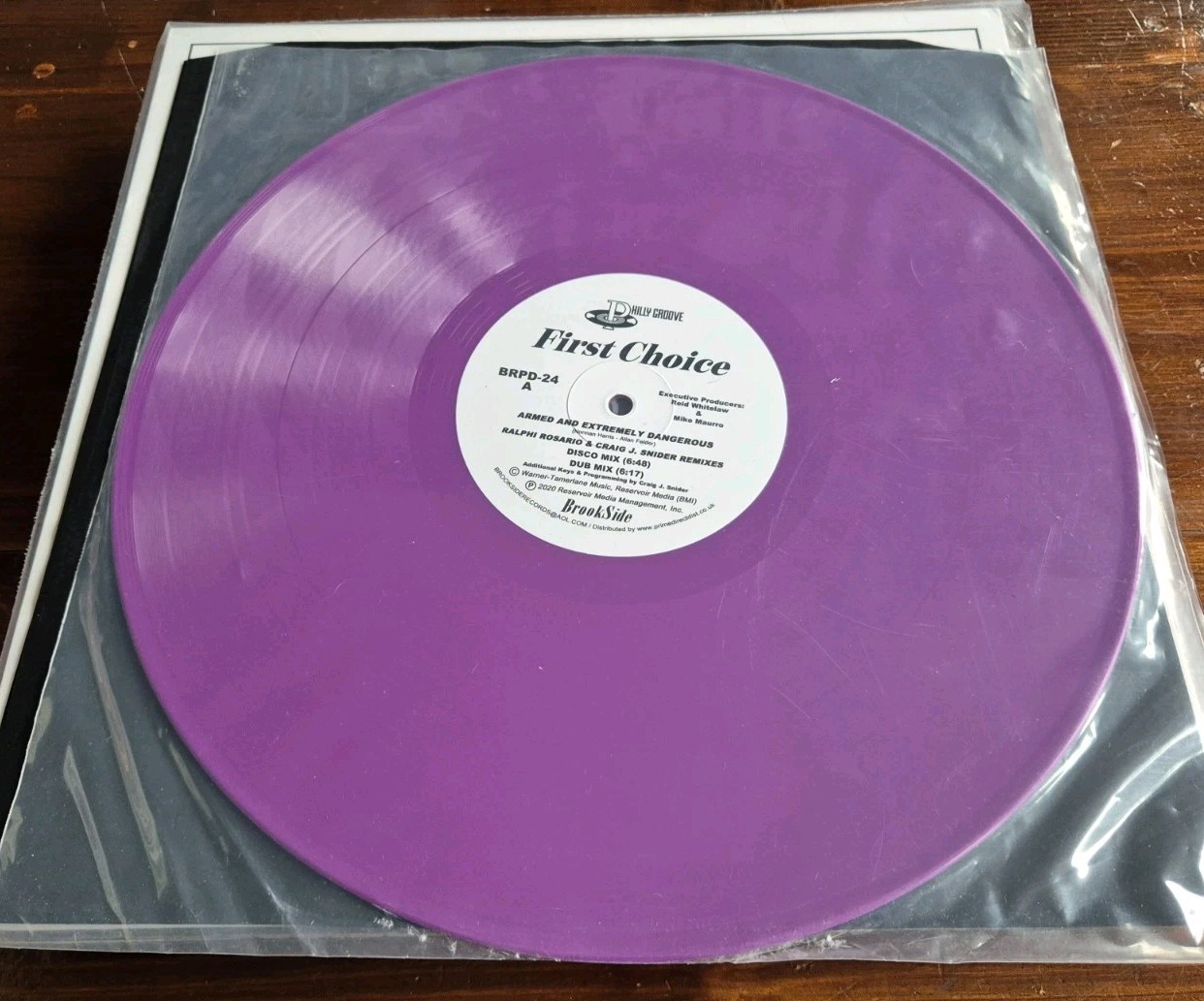 FIRST CHOICE - ARMED & EXTREMELY DANGEROUS 12" BRPD-24 PURPLE 2020 NEAR MINT!