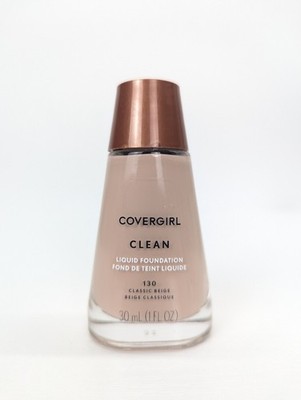 Covergirl Clean Liquid Foundation 130 Classic Beige 30mL / 1oz