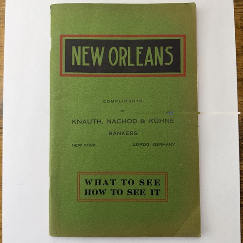 1910 New Orleans Guide Book Mardi Gras Louisiana History French Quarter
